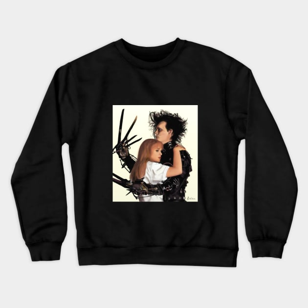 Edward scissorhands Crewneck Sweatshirt by Saryetta